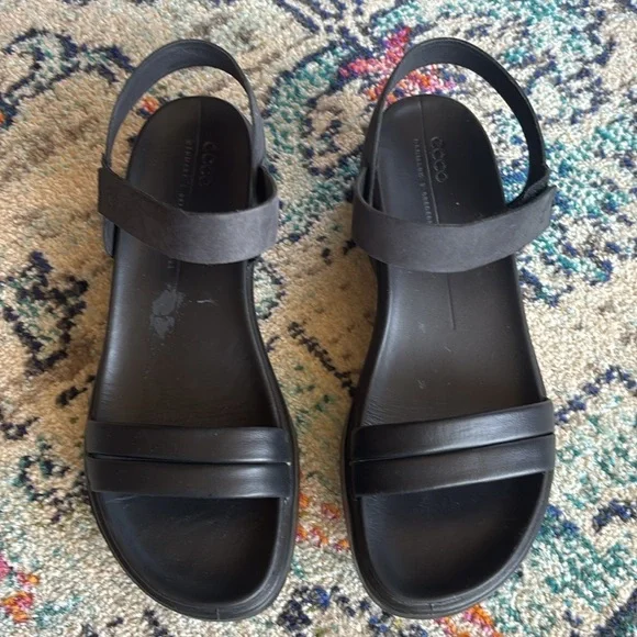 Ecco Flowt Wedge LX Black - Picture 2 of 10